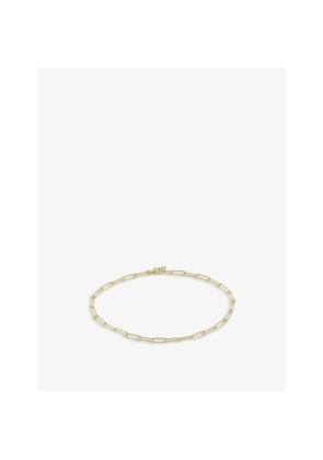 Monica Vinader Alta Textured 18ct Gold-Plated Vermeil Sterling Silver Anklet