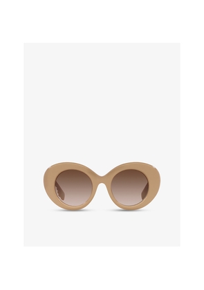 Womens Burberry Be4370U Margot Round-Frame Acetate Sunglasses