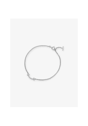 Tiffany & Co Tiffany T Smile 18ct White-Gold and Diamond Bracelet