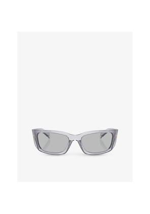 Womens Prada Pr A14S Butterfly-Frame Acetate Sunglasses