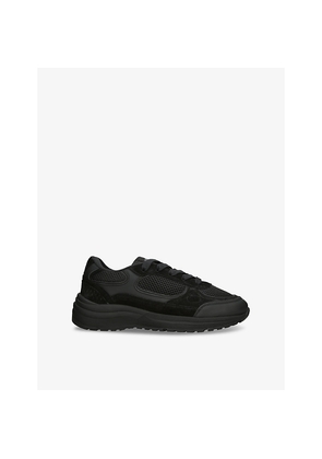 Mens Arne Apollo Runner Suede and Mesh Low-Top Trainers