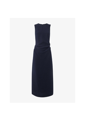 Womens Whistles Nora Textured Woven Midi Dress