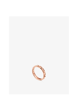 Womens Tiffany & Co Tiffany T True Narrow Ring 18ct Rose-Gold Ring