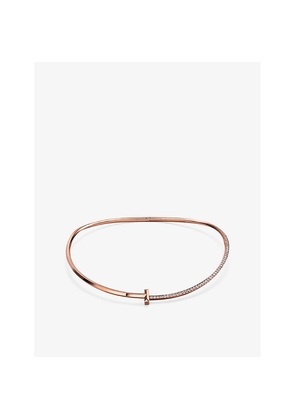 Womens Tiffany & Co. Half D 18ct Rose-Gold and 2.97ct Brilliant-Cut  Diamond Necklace