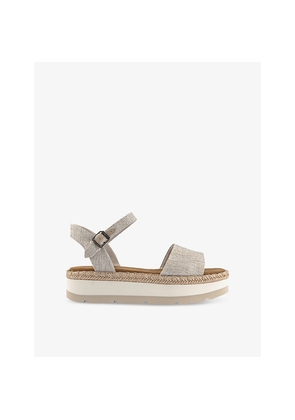 Womens TOMS Ronan Woven Platform Sandals