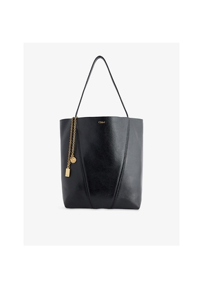 Womens Chloe Spin Medium Leather Tote Bag