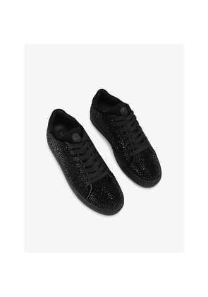 Mens Kurt Geiger London Lennon Crystal Woven Low-Top Trainers
