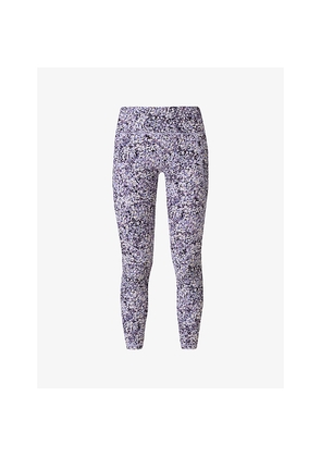 Womens Sweaty Betty Power Graphic-Print High-Rise Stretch-Jersey Workout Leggings