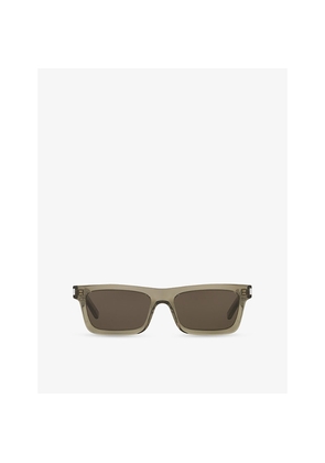 Womens Saint Laurent Sl 461 Betty Rectangular-Frame Acetate Sunglasses