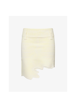 Womens PH5 Alani UV Reactive Wavy Knitted Mini Skirt