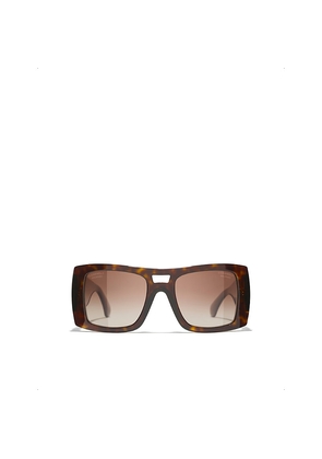 Chanel Ch5539 Square-Frame Acetate Sunglasses