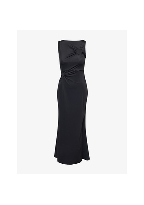 Womens Amy Lynn Harlie Cut-Out Heart Woven Maxi Dress