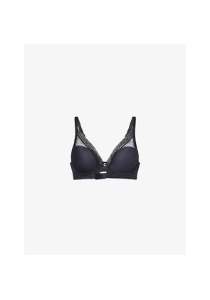 Womens Chantelle Romance Lace-Overlay Bra