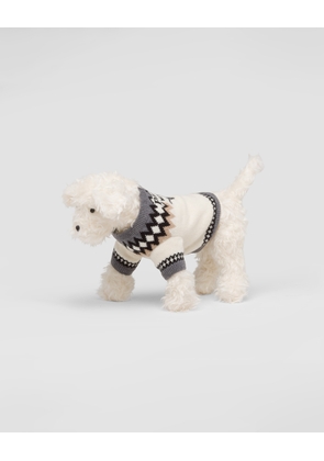 Wool and cashmere dog sweater