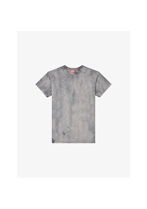 Mens Diesel T-Norm-T8 Waxed Cotton-Jersey T-Shirt