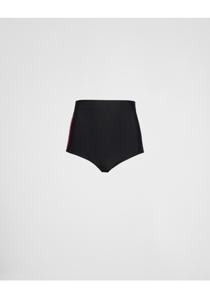 Stretch jersey swim shorts