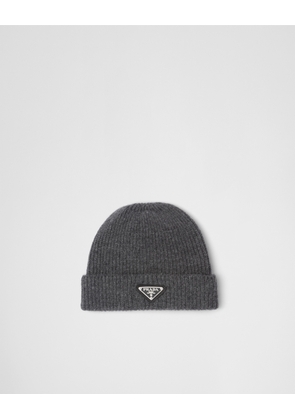 Wool and cashmere beanie