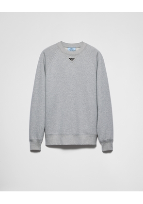 Long-sleeved cotton sweatshirt