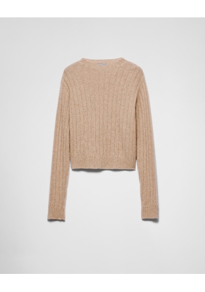Cropped Re-Cashmere sweater