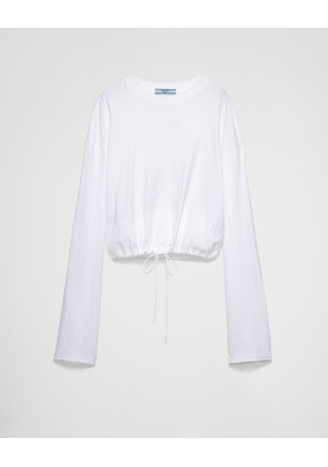 Long-sleeved jersey T-shirt