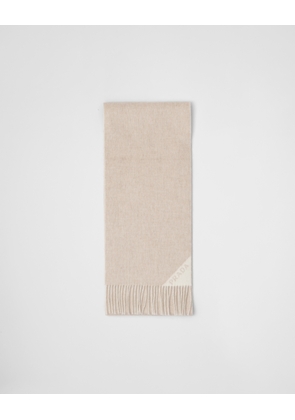 Double cashmere scarf