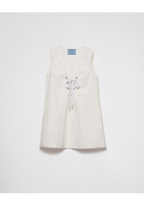 Old satin mini-dress