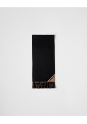 Double cashmere scarf