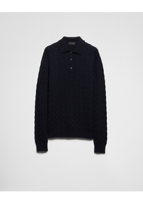 Cashmere polo shirt
