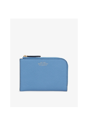 Womens Smythson Panama Leather Slim Pouch