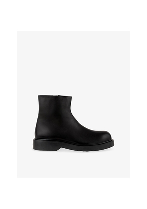 Womens Sandro Flat Leather Ankle Boots