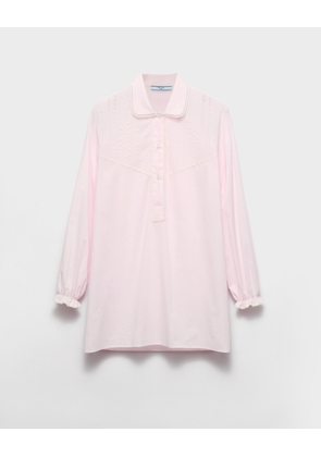 Embroidered batiste shirt