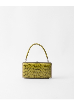 Ayers leather clutch