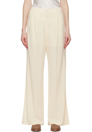 MM by Max Mara Off-White Brina Trousers