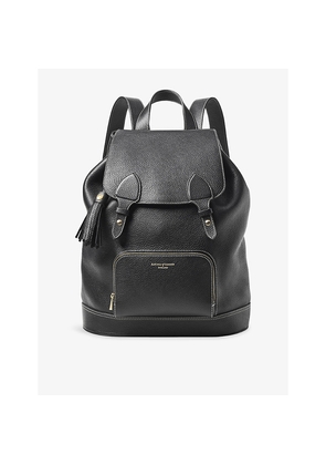 Womens Aspinal Of London Hudson Medium Leather Backpack