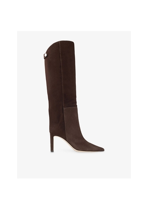 Womens Jimmy Choo Alizze Kb 85 Knee-High Leather Boots