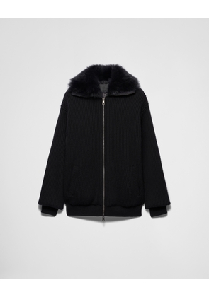 Wool and cashmere cardigan