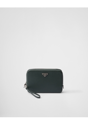 Saffiano Leather Clutch