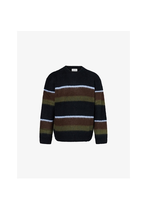 Mens Carhartt WIP Merton Striped Knitted Jumper