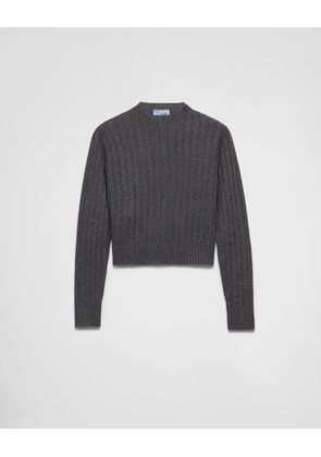 Cropped Re-Cashmere sweater