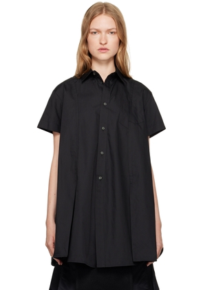 sacai Black Paneled Shirt