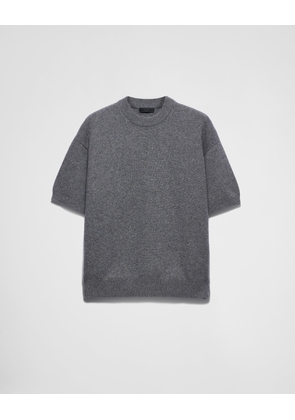 Short-sleeved Re-Cashmere sweater