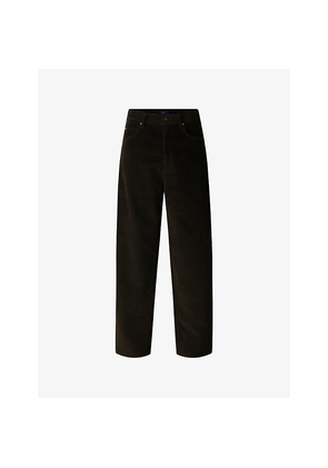 Womens Soeur Gunther Relaxed-Fit Mid-Rise Cotton-Corduroy Trousers