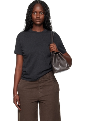 Fear of God ESSENTIALS Gray Holiday Embroidered Classic Fit T-shirt