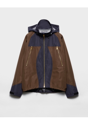 Technical fabric blouson jacket