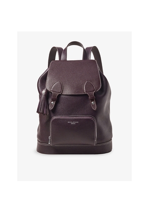 Womens Aspinal Of London Hudson Medium Leather Backpack
