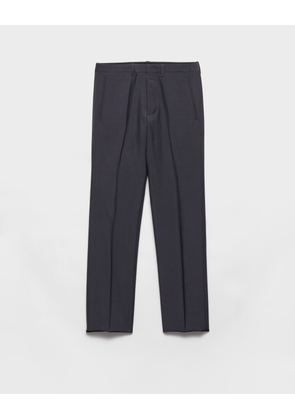 Wool and mohair pants