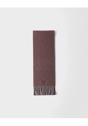 Cashmere and wool scarf