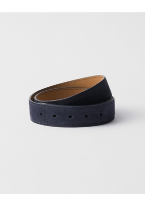 Suede belt strap