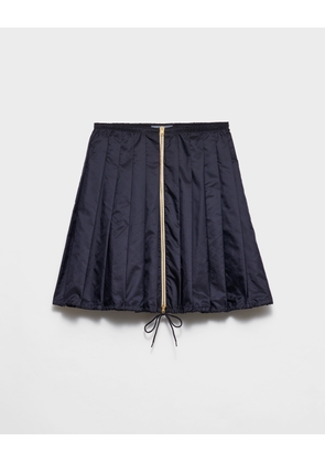 Light Re-Nylon pleated skirt