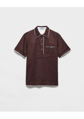 Lisle cotton polo shirt